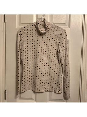 Lands End Christmas long sleeve turtle neck t-shirt medium